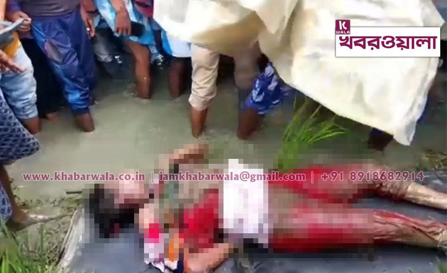 ধান ক্ষেত থেকে অজ্ঞাত পরিচয় মহিলার দেহ উদ্ধার, চাঞ্চল্য